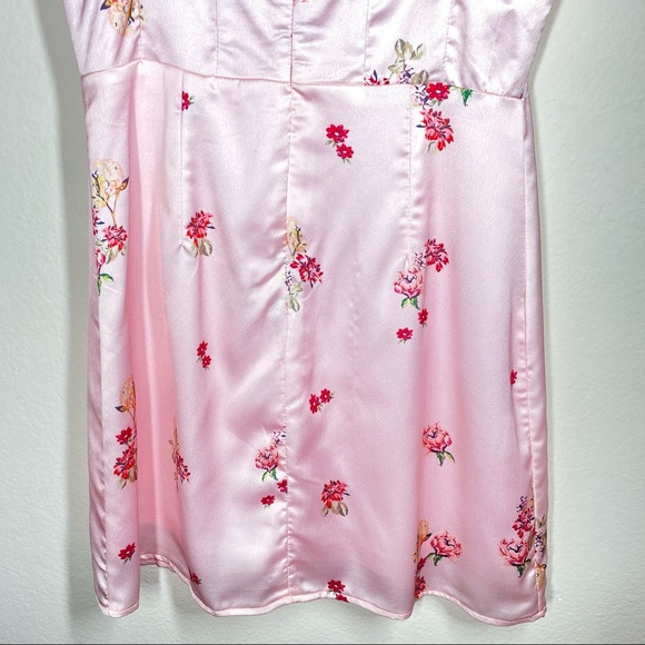 Princess Polly Mio Floral Strappy Mini Dress Pink Womens Size 4 - Picture 12 of 14